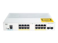 Cisco Catalyst 1000-16T-2G-L - Commutateur - Géré - 16 x 10/100/1000 + 2 x Gigabit SFP (liaison montante) - Montable sur rack C1000-16T-2G-L