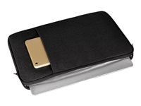 DLH - Housse d'ordinateur portable - 15.6" - tissu extérieur noir DY-HC4945