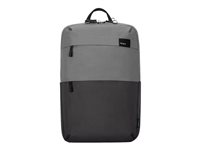 Targus Sagano EcoSmart Travel - Sac à dos pour ordinateur portable - 15.6" - gris, noir TBB634GL