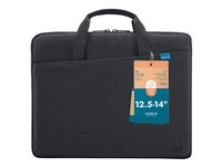 Mobilis Trendy - Sacoche pour ordinateur portable - compact - 35 % recyclé - 14" - noir 025026