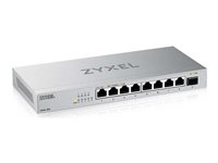 Zyxel XMG-100 Series XMG-108 - Commutateur - non géré - non géré - 8 x 100/1000/2.5G + 1 x Gigabit SFP / 10 Gigabit SFP+ - de bureau, fixation murale XMG-108-ZZ0101F