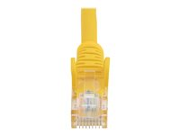 StarTech.com Câble réseau Cat5e UTP sans crochet de 1 m - Cordon Ethernet RJ45 anti-accroc - Câble patch - M/M - Jaune - Cordon de raccordement - RJ-45 (M) pour RJ-45 (M) - 1 m - UTP - CAT 5e - sans crochet - jaune 45PAT1MYL