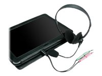 MCL - Adaptateur audio - mini-phone stereo 3.5 mm femelle pour mini jack 4 pôles mâle - 9 cm CG-705