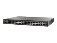 Cisco Small Business SF500-48 - Commutateur - Géré - 48 x 10/100 + 2 x SFP Gigabit combiné + 2 x SFP - Montable sur rack SF500-48-K9-G5