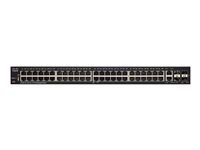 Cisco Small Business SF350-48 - Commutateur - C3 - Géré - 48 x 10/100 + 2 x 10/100/1000 + 2 x SFP Gigabit combiné - Montable sur rack SF350-48-K9-EU