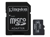 Kingston Industrial - Carte mémoire flash (adaptateur microSDHC - SD inclus(e)) - 8 Go - A1 / Video Class V30 / UHS-I U3 / Class10 - microSDHC UHS-I SDCIT2/8GB