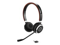 Jabra Evolve 65 SE UC Stereo - Micro-casque - sur-oreille - Bluetooth - sans fil - USB - avec support de chargement - Optimisé pour la CU - pour Jabra Evolve; LINK 380a MS 6599-833-499