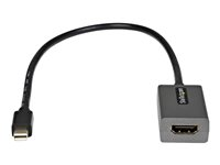 StarTech.com Adaptateur Mini DisplayPort vers HDMI - Dongle mDP to HDMI - 1080p - Mini DisplayPort 1.2 vers Écrans/Affichages HDMI - Convertisseur Mini DP vers HDMI - Câble Intégré 30cm (MDP2HDEC) - Adaptateur vidéo - Mini DisplayPort mâle pour HDMI femelle - 30 cm - noir - convertisseur passif MDP2HDEC