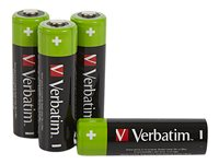 Verbatim Premium - Batterie 4 x AA / HR6 - NiMH - (rechargeables) - 2500 mAh 49517