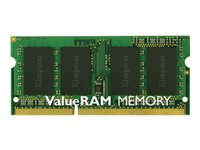 Kingston ValueRAM - DDR3L - module - 2 Go - SO DIMM 204 broches - 1600 MHz / PC3L-12800 - CL11 - 1.35 V - mémoire sans tampon - non ECC KVR16LS11S6/2