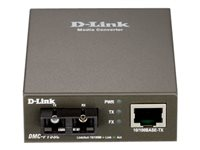 D-Link DMC F15SC - Convertisseur de média à fibre optique - 100Mb LAN - 10Base-T, 100Base-FX, 100Base-TX - RJ-45 / mode unique SC - jusqu'à 15 km - 1310 nm DMC-F15SC/E