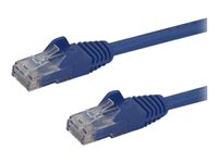 StarTech.com Câble réseau Cat6 Gigabit UTP sans crochet de 1m - Cordon Ethernet RJ45 anti-accroc - Câble patch Mâle / Mâle - Bleu - Cordon de raccordement - RJ-45 (M) pour RJ-45 (M) - 1 m - UTP - CAT 6 - moulé, sans crochet - bleu N6PATC1MBL
