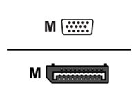 Uniformatic - Câble adaptateur - DisplayPort (M) pour HD-15 (VGA) (M) - 2 m 12682