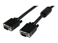 StarTech.com Câble vidéo VGA coaxial pour écran haute résolution de 2 m - HD15 vers HD15 M/M - Câble VGA - HD-15 (VGA) (M) pour HD-15 (VGA) (M) - 2 m - moulé - noir MXTMMHQ2M