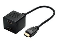 Uniformatic - Répartiteur vidéo/audio - 2 x HDMI - de bureau 73504