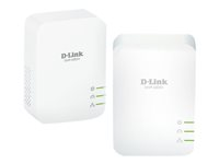 D-Link PowerLine Kit de démarrage AV2 600 Gigabits DHP-601AV - - kit d'adaptation pour courant porteur - - 1GbE, HomePlug AV (HPAV) - Branchement mural (pack de 2) DHP-601AV