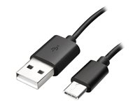 DLH - Câble USB - 24 pin USB-C (M) pour USB (M) - USB 2.0 - 3 A - 1 m - noir DY-TU2700B