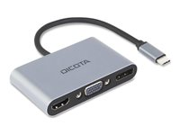 DICOTA 5-in-1 - Station d'accueil - USB-C - HDMI, DP D32064