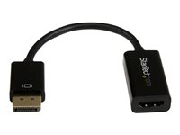 StarTech.com Adaptateur audio / vidéo DisplayPort 1.2 vers HDMI - Convertisseur actif DP vers HDMI - M/F - 4K 30 Hz - Noir - Convertisseur vidéo - DisplayPort - HDMI - pour P/N: DKM30CHDPD, DKM30CHDPDUE, SV231QDPU34K, TB3CDK2DP, TB3CDK2DPUE, TB3DKM2DPL DP2HD4KS