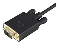 StarTech.com 3ft DisplayPort to VGA Adapter Cable - 1920x1200 - Active DisplayPort (DP) Computer or Laptop to VGA Monitor or TV Display (DP2VGAMM3B) - Câble adaptateur - DisplayPort (M) verrouillé pour HD-15 (VGA) (M) - DisplayPort 1.2 - 1 m - actif, prise en charge de 2 048 x 1 280 à 60 Hz - noir DP2VGAMM3B