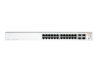 HPE Aruba Instant On 1930 24G 4SFP/SFP+ Switch - Commutateur - C3 - Géré - 24 x 10/100/1000 + 4 x 1 Gigabit / 10 Gigabit SFP+ - Montable sur rack JL682A#ABB