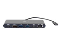 C2G USB-C Docking Station with 4K HDMI, Ethernet, USB and Power Delivery - Station d'accueil - USB-C / Thunderbolt 3 - HDMI - 1GbE 88846