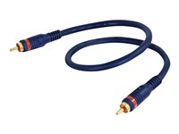 C2G Velocity - Câble audio numérique (coaxial) - RCA mâle pour RCA mâle - 50 cm - câble coaxial à triple blindage 80262