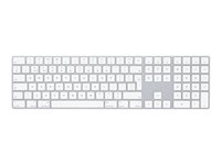 Apple Magic Keyboard with Numeric Keypad - Clavier - Bluetooth - QWERTY - R.-U. - argent MQ052B/A