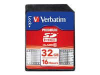 Verbatim - Carte mémoire flash - 32 Go - Class 10 - SDHC 43963