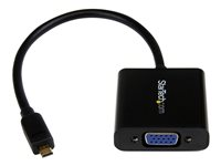 StarTech.com Adaptateur convertisseur Micro HDMI vers VGA pour smartphone/ultrabook/tablette - 1920 x 1080 (MCHD2VGAE2) - Convertisseur vidéo - HDMI - VGA - noir MCHD2VGAE2