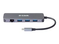 D-Link DUB-2334 - Station d'accueil - USB-C - HDMI - 1GbE DUB-2334