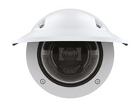 AXIS P3265-LVE-3 - Caméra de surveillance réseau - dôme - extérieur - à l'épreuve du vandalisme / résistant aux intempéries - couleur (Jour et nuit) - 2 MP - 1920 x 1080 - à focale variable - audio - LAN 10/100 - MJPEG, H.264, H.265 - PoE Class 3 - Conformité TAA - avec AXIS License Plate Verifier 02812-001
