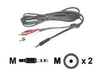 MCL - Câble audio - jack mini mâle pour RCA mâle - 5 m MC720-5M