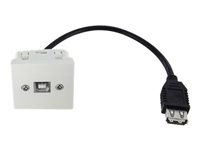 Plastron - Plaque - USB Type B 2061691