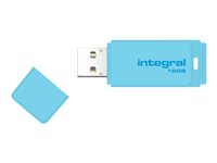Integral Pastel - Clé USB - 16 Go - USB 2.0 - Ciel bleu INFD16GBPASBLS