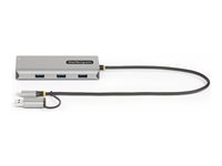 StarTech.com USB-C Multiport Adapter w/Attached USB-C to USB-A Dongle, Dual HDMI (4K30Hz/1080p60Hz), 3x USB-A, Mini Laptop Docking Station, Travel Dock, 1.3ft/40cm Cable - Dual Display M1/M2 MacBook/Windows/Chrome (167B-USBC-MULTIPORT) - Station d'accueil - USB-C / USB 3.2 Gen 1 - 2 x HDMI 167B-USBC-MULTIPORT