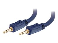 C2G Velocity - Câble audio - mini-phone stereo 3.5 mm mâle pour mini-phone stereo 3.5 mm mâle - 3 m - blindé 80297