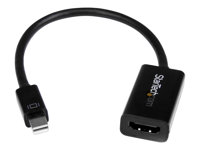 StarTech.com Adaptateur / Convertisseur actif Mini DisplayPort 1.2 vers HDMI 4K pour MacBook Pro / MacBook Air Mini DP - M/F - Blanc - Convertisseur vidéo - DisplayPort - HDMI - noir MDP2HD4KS