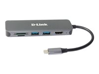 D-Link DUB-2327 - Station d'accueil - USB-C / Thunderbolt 3 - HDMI DUB-2327