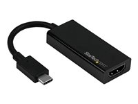 StarTech.com Adaptateur USB-C vers HDMI - Convertisseur USB Type-C vers HDMI - 4K 60Hz - Adaptateur vidéo externe - USB-C - HDMI - noir - pour P/N: TB3DK2DPM2, TB3DOCK2DPPD, TB3DOCK2DPPU, TB4CDOCK CDP2HD4K60