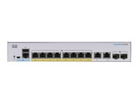 Cisco Business 250 Series CBS250-8P-E-2G - Commutateur - C3 - intelligent - 8 x 10/100/1000 (PoE+) + 2 x combo Gigabit Ethernet / SFP Gigabit - Montable sur rack - PoE+ (67 W) CBS250-8P-E-2G-EU