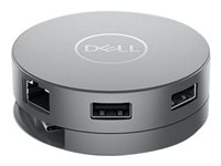 Dell Mobile Adapter DA310 - Station d'accueil - USB-C - VGA, HDMI, DP, USB-C - 1GbE - avec 3 ans de garantie matérielle de base - pour Latitude 3310, 3310 2-in-1, 5320 2-in-1, 5520, 7210 2-in-1, 7310, 7320 2-in-1, 7410, 7420 2-in-1, 7520, 9410 2-in-1, 9510; Precision Mobile Workstation 3560, 7550, 7750; XPS 13 9310 DELL-DA310