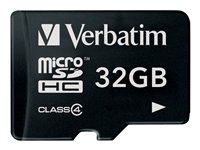 Verbatim - Carte mémoire flash - 32 Go - micro SDHC 44008