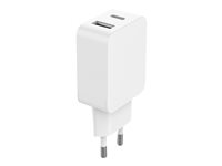 BIGBEN Connected Home charger - Adaptateur secteur - 5.4 A - Smart IC (USB, 24 pin USB-C) - blanc BASECS5.4A2USBACW