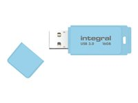 Integral Pastel - Clé USB - 16 Go - USB 3.0 - Ciel bleu INFD16GBPASBLS3.0