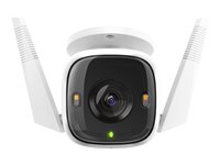 Tapo C320WS V1 - Caméra de surveillance réseau - extérieur - anti-poussière/résistant aux intempéries - couleur (Jour et nuit) - 4 MP - 2560 x 1440 - 1440p - Focale fixe - audio - sans fil - Wi-Fi - GbE - H.264 - CC 9 V TAPO C320WS