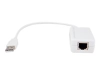 Urban Factory Adapter USB 2.0 to RJ45 Ethernet 10/100, White - Adaptateur réseau - USB 2.0 - 10/100 Ethernet CBB33UF