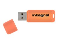 Integral Neon - Clé USB - 32 Go - USB 2.0 - orange INFD32GBNEONOR